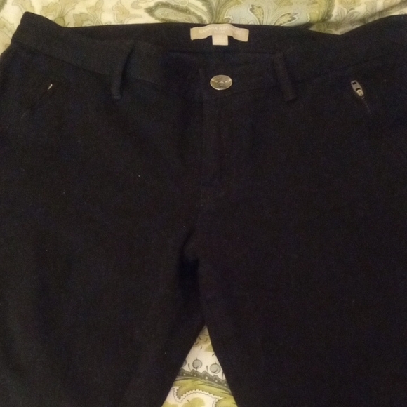Banana Republic Women's Black Dress Pants with Ankle Zipper Accents Pre-owned - Picture 6 of 16